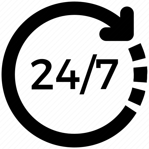 24/7 icon